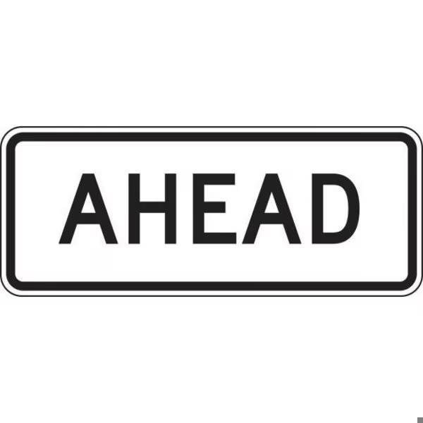 Accuform BICYCLE PEDESTRIAN SIGN AHEAD FRR680HP FRR680HP - main